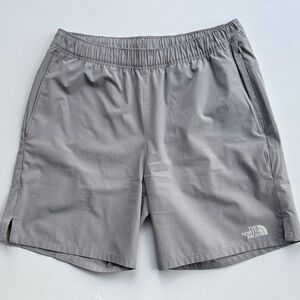 The North Face Light Gray Performance Shorts